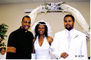 My wedding, officiated by Bishop Charles H. Ellis III